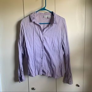 Light Purple Button Down Blouse